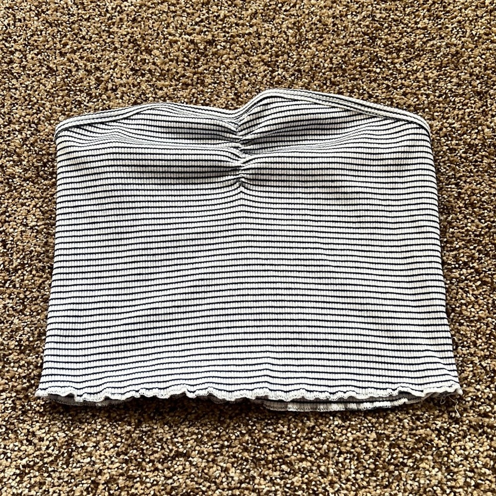 Striped tube top